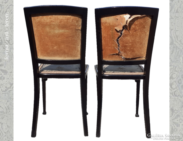 Két szecessziós szék - magával ragadó páros