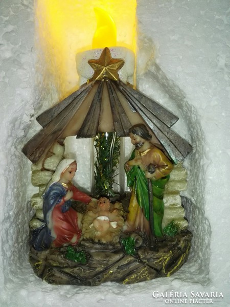 Holy family ... With a candle ... New.