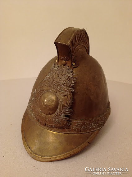 Antique firefighting equipment helmet 4
