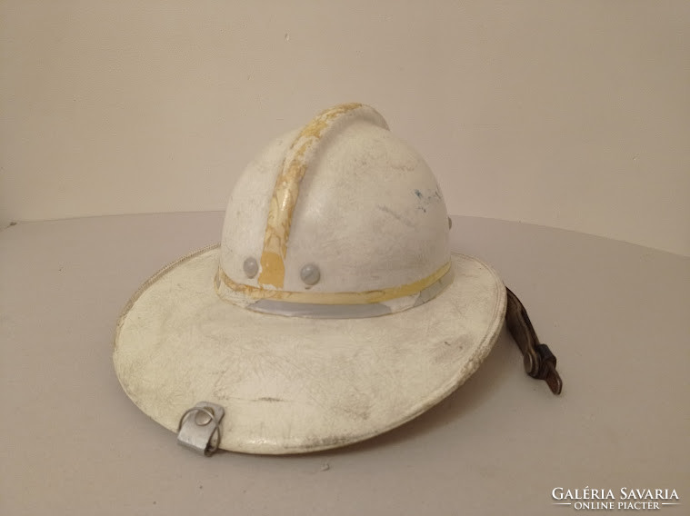 Antique firefighting equipment helmet 6