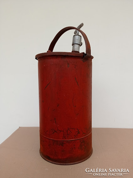 Antik piros tűzoltó tűz oltó pumpálós eszköz 4457