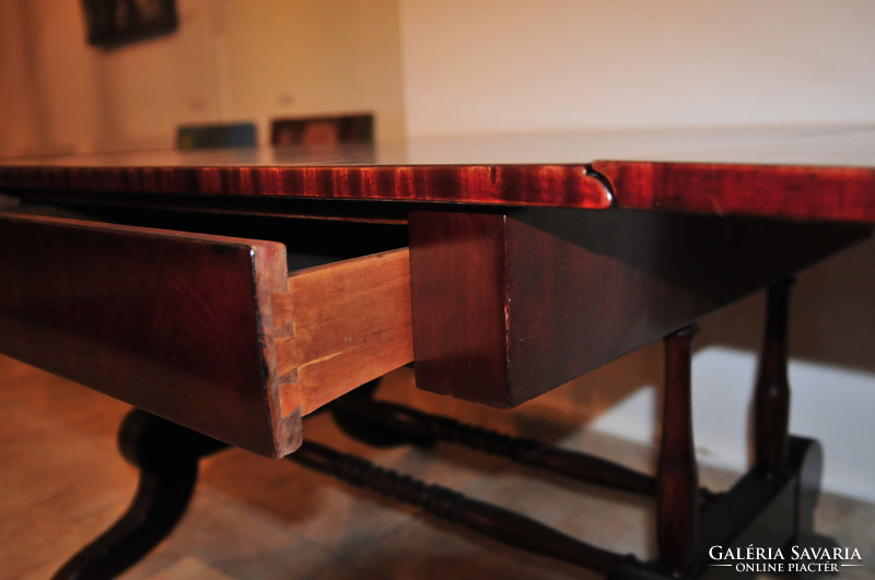Classicist mahogany coffee table