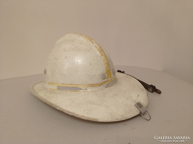 Antique firefighting equipment helmet 6