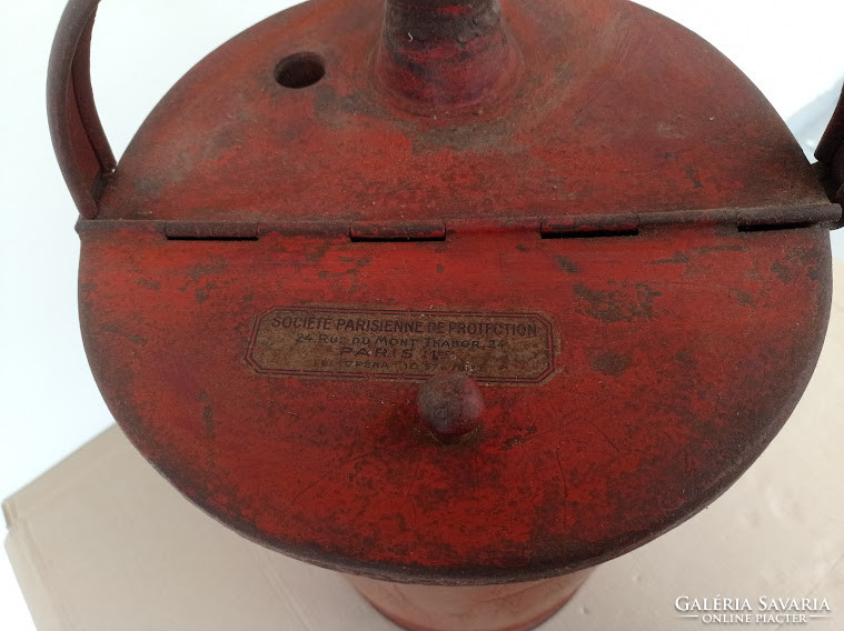Antique red fire extinguisher fire extinguisher pumping device 4457