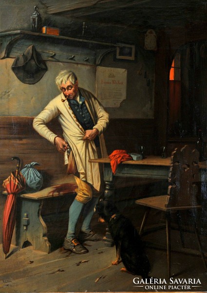 After Johannes Graf (1837-1917) lüben adolf, a drunken old man in the pub