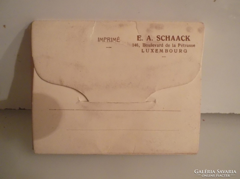 Képeslap - 1950 évek - LUXEMBURG - 10 db - BORÍTÉKBAN - 9 x 7 cm - SZÉP ÁLLAPOT