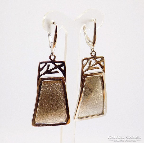 Modern dangling silver earrings (zal-ag97798)
