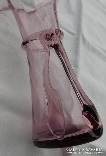 Pink fodros üvegváza - váza