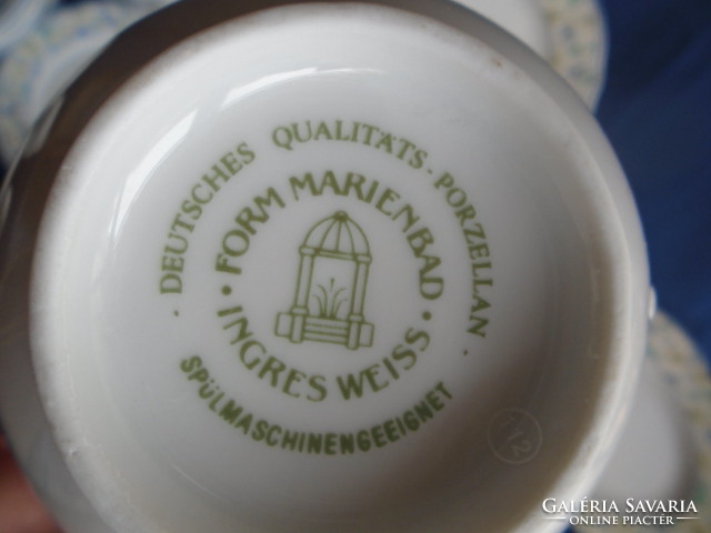 Form marienbad ingres weis porcelain incomplete tableware consists of 30 pieces