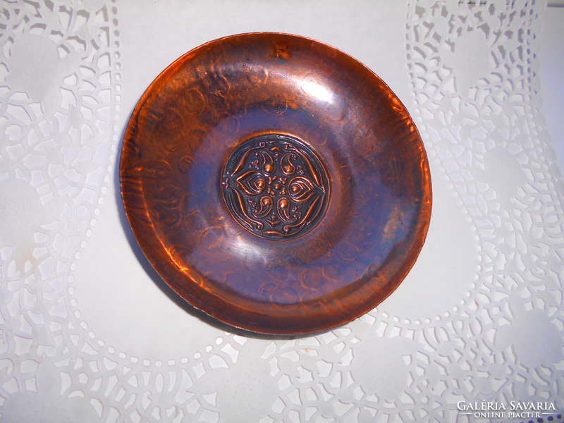 Picture hall from 70s copper handcrafted wall bowl