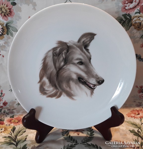 Scottish Shepherd porcelain wall decorative plate