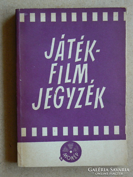 JÁTÉKFILMJEGYZÉK 1963. DEC. 31-IG, 1964, KÖNYV JÓ ÁLLAPOTBAN, RITKASÁG!!!