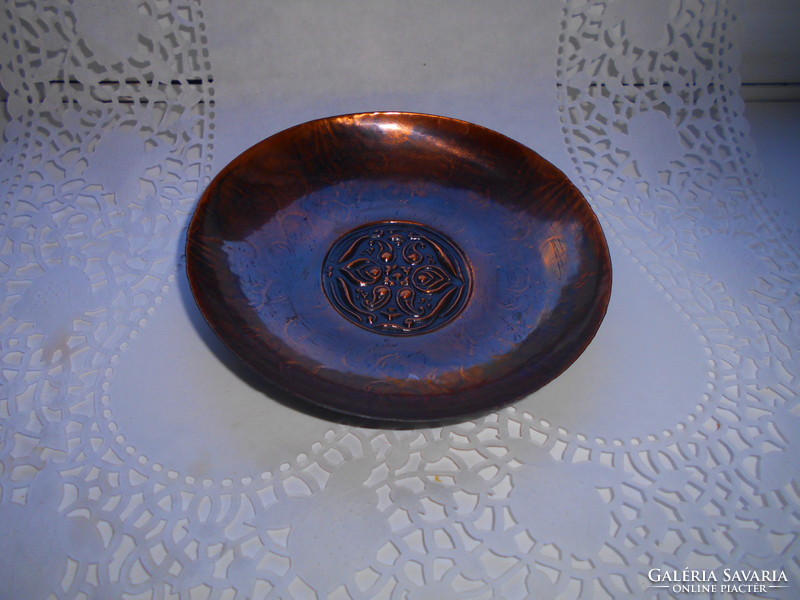 Picture hall from 70s copper handcrafted wall bowl