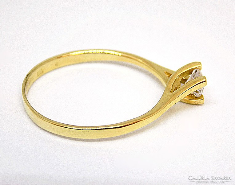 Köves arany gyűrű (ZAL-Au87099)