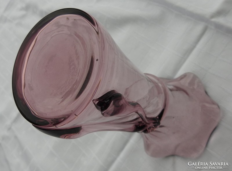 Pink fodros üvegváza - váza