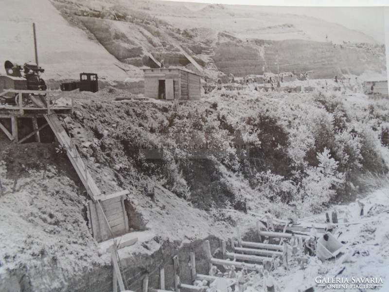 AV837.13 Szeretfalva- Déda  vasútépítés  1940 Erdély  Magyar Királyi Államvasutak - fotó  1970k
