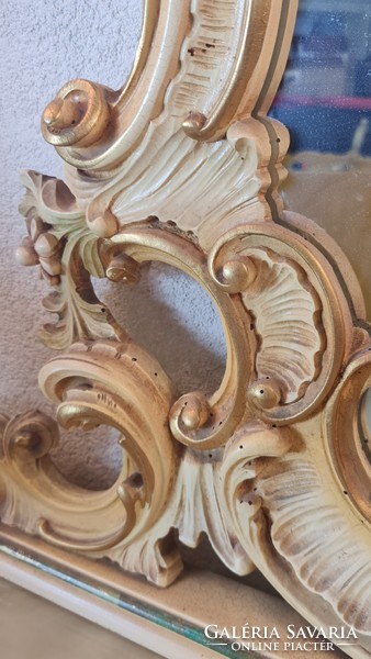 A404 beautiful Italian Venetian baroque console table with mirror