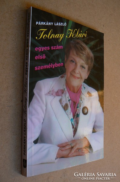 Klári Tolnay, László Párkány 1988, book in good condition, minerva