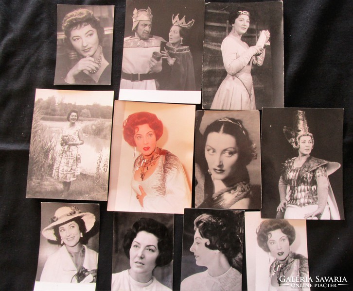 Lukács margit actor actor photo photo collection 11 pcs. Theater film acting