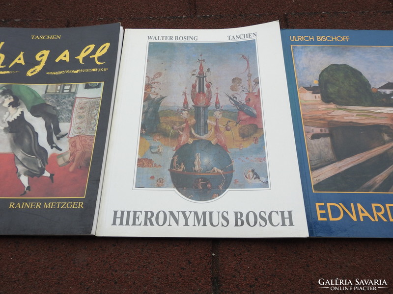 TASCHEN _ EDVARD MUNCH - HIERONYMUS BOSCH - CHAGALL / MAX PEIFFER WATENPHUL