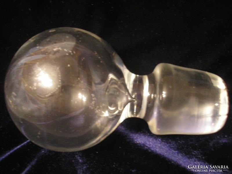 Antik extra nagyméretű, súlyos gömb palack dugó súlyos nehéz 12-cm-es ritkaság