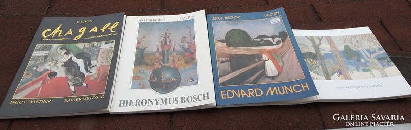 Taschen _ edvard munch - hieronymus bosch - chagall / max peiffer watenphul