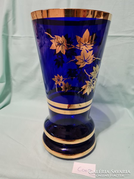 Színezett üveg váza 25 cm