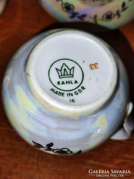Porcelán kávés készlet (KAHLA GDR)