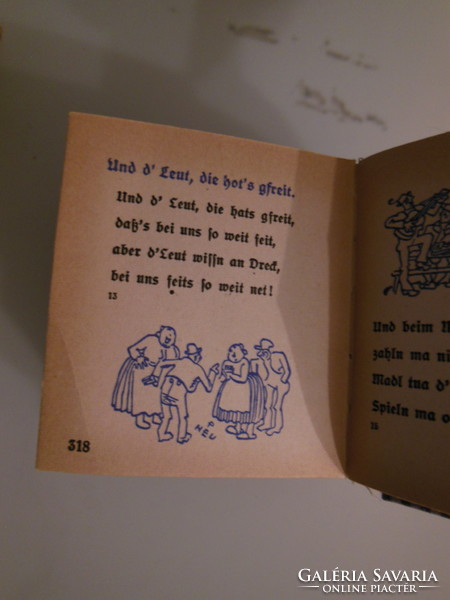 Book - 1949 - auf der alm - 384 pages - 9.5 x 9 cm - beautiful condition