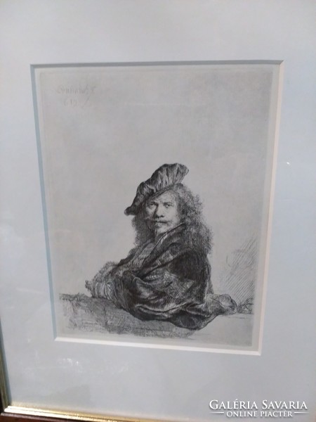 Rembrant etching from the Amsterdam Museum