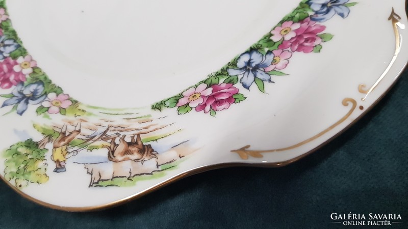 Ritka, Evangeline's Acadian Gardens angol porcelán süteményes kínáló