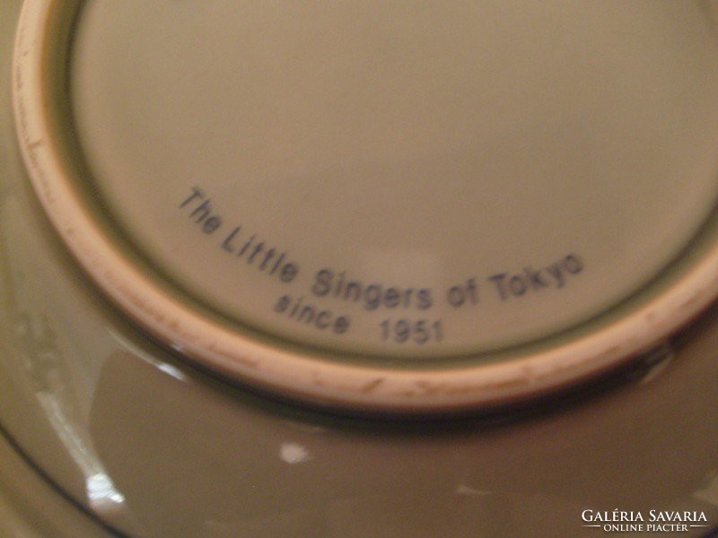 1951-es Antik Japán aranyozott porcelán tányér RITKASÁG hibátlan állapotban ELADÓ