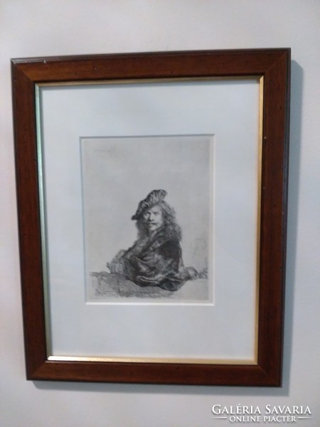 Rembrant etching from the Amsterdam Museum