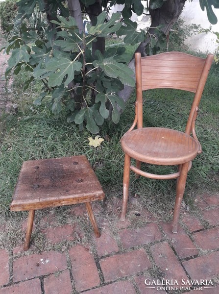 Antique milking chair, seat.