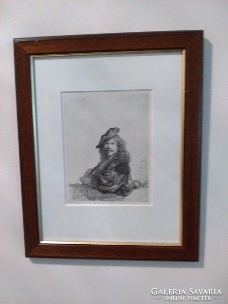 Rembrant etching from the Amsterdam Museum