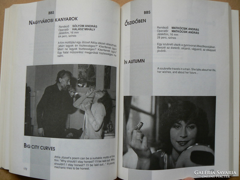 Balázs béla studio 1961-1991, bbs 1992, book in good condition