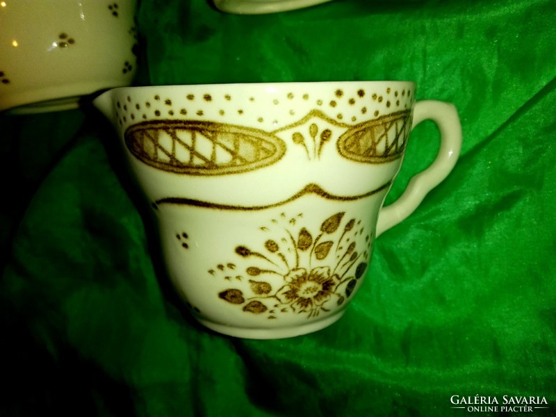 Új,kézzel festett,angol porcelán,kávês, teás csésze, bögre.