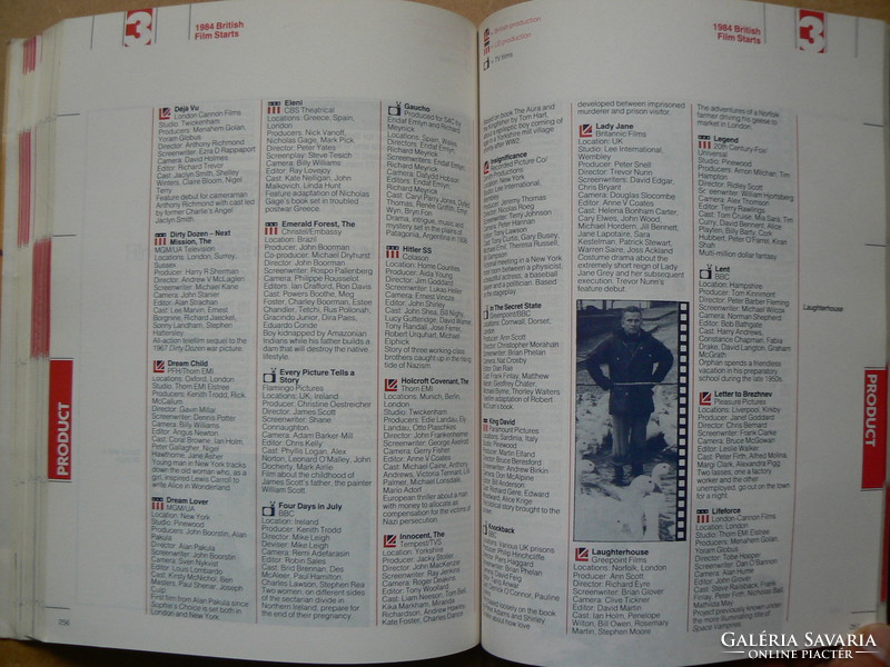 FILM AND TELEVISION YEARBOOK, BRITISH FILM INSTITUTE 1985, KÖNYV JÓ ÁLLAPOTBAN