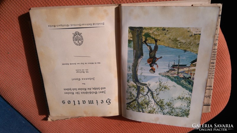 Art Nouveau German Gothic storybook — perfectly preserved under the original protective cover!