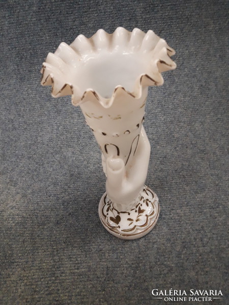 Rare milk glass vase.