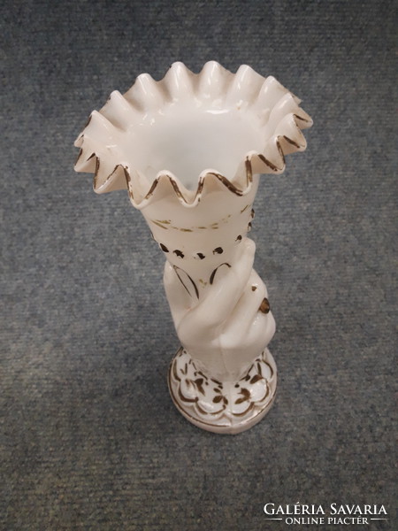 Rare milk glass vase.