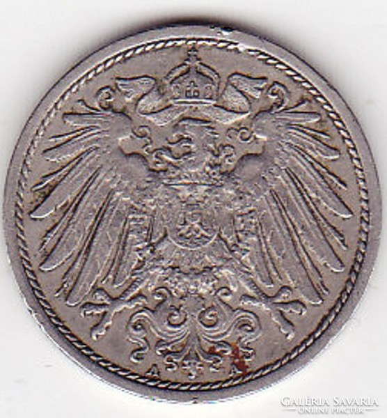 Traditional circulation coin of the German Empire 1914
