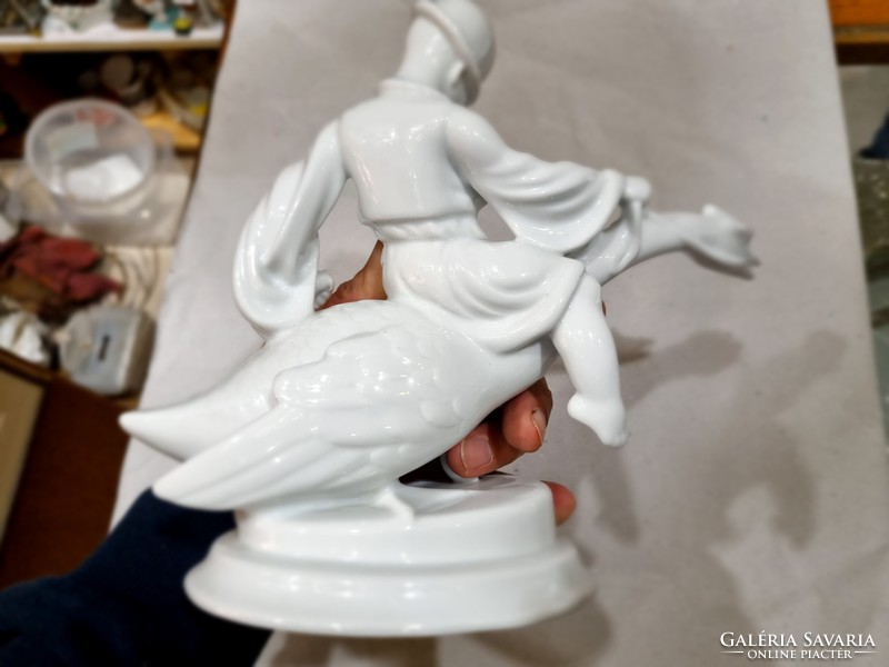 White Herend figurine
