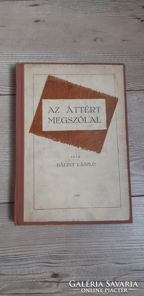 Bálint László - Az áttért megszólal 1940. Judaika