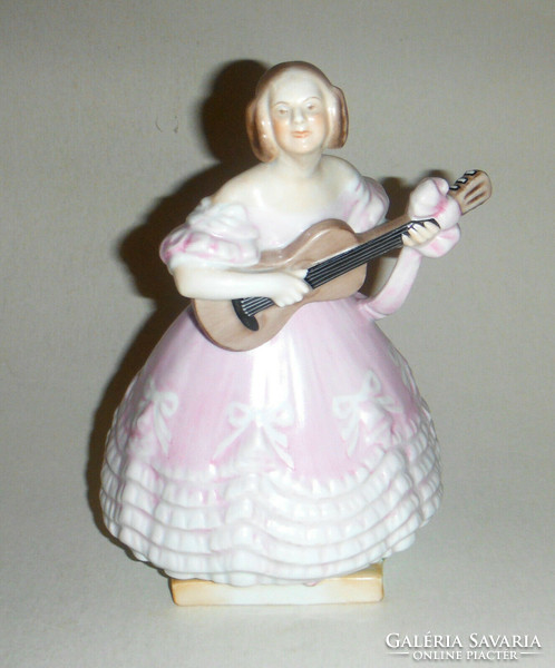 Herend porcelain little déryné statue, figurine