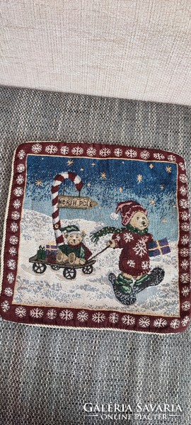 Christmas machine tapestry pillow cover