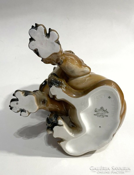 Rosenthal porcelain puppy dachshund figurine