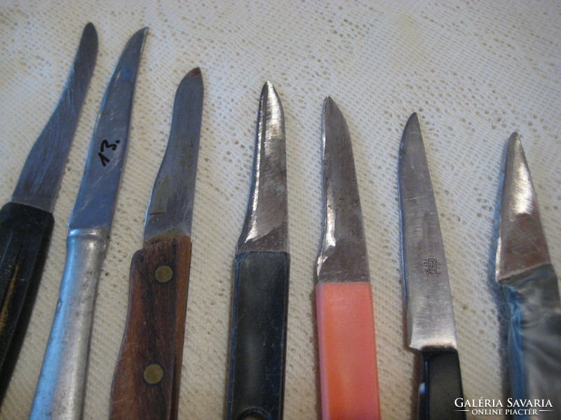 Kitchen knives from the 60s, 7 pcs. 20 cm, sharpened