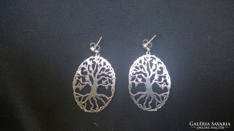 Unique design-large beautiful .Silver earrings 925