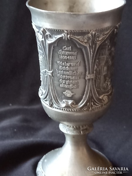Wmf historicizing metal cup, cup, marked in good condition